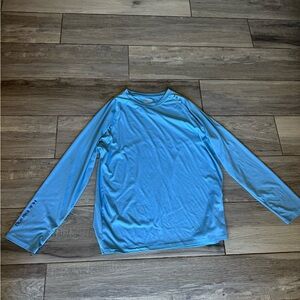 Huk Light Blue Long Sleeve Tee